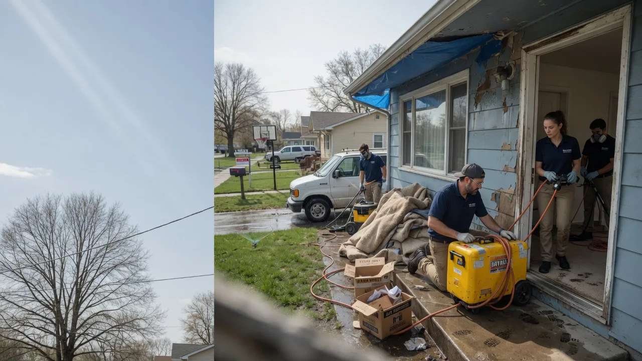 Basement Flood Cleanup in Quincy, IL near me